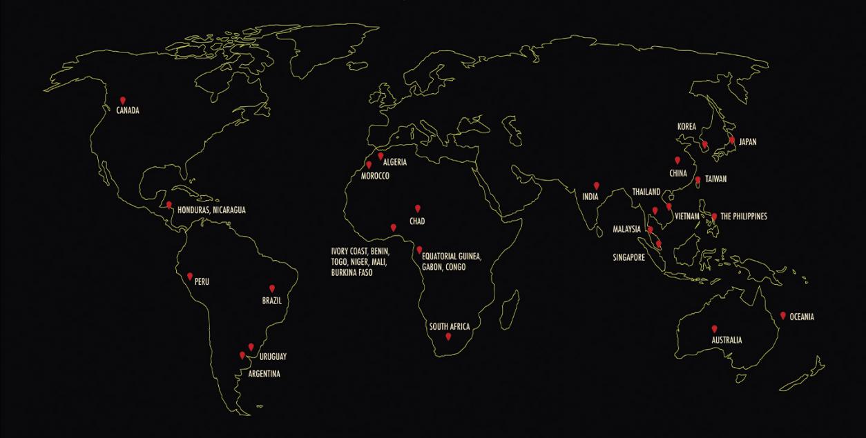 world map visual